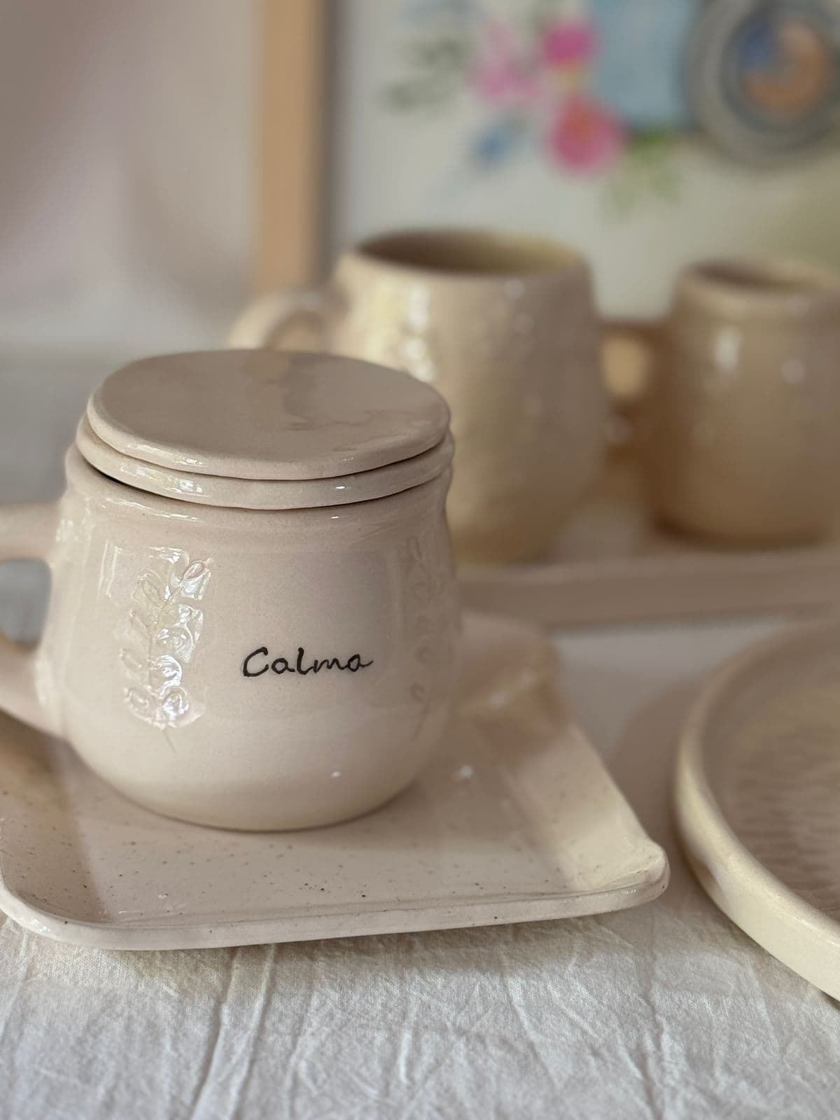 Tazas de cerámica artesanales hechas a mano catálogo mayorista