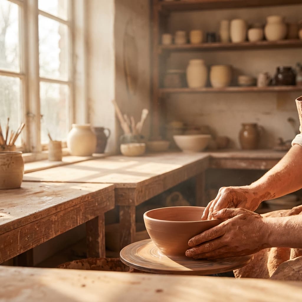 Cerámica artesanal hecha a mano por Bya de Barro y Amor
